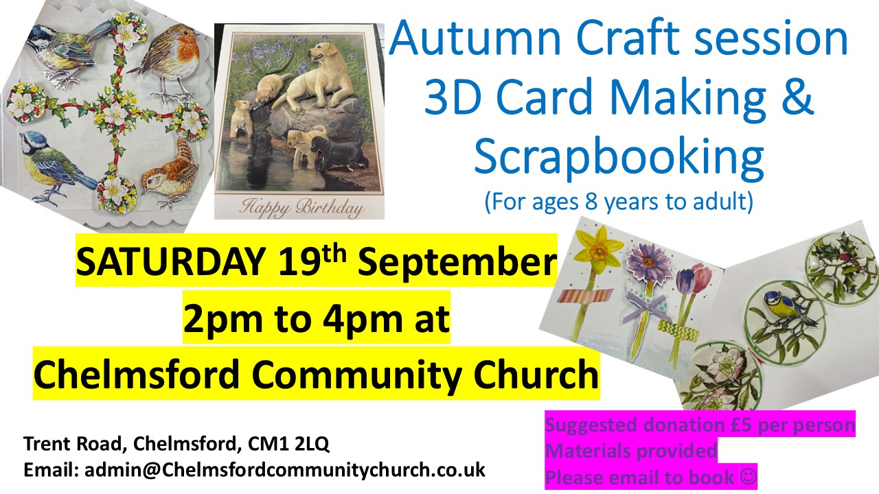 Autumn Adult Craft session 202